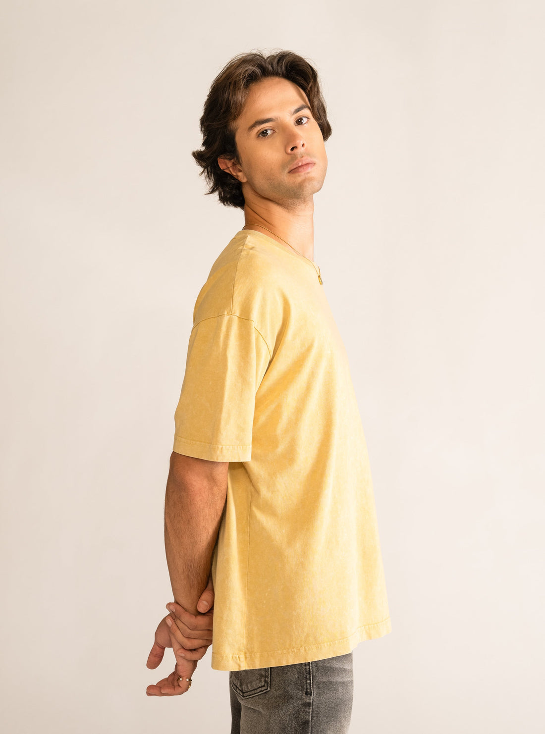 Take A Walk Drop T-Shirt, Mostaza