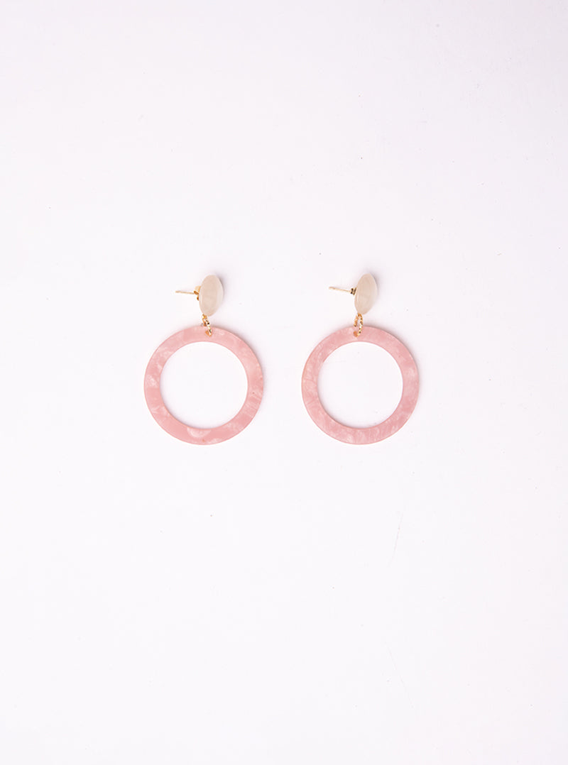 Speak To Me Earrings, Rosado Claro