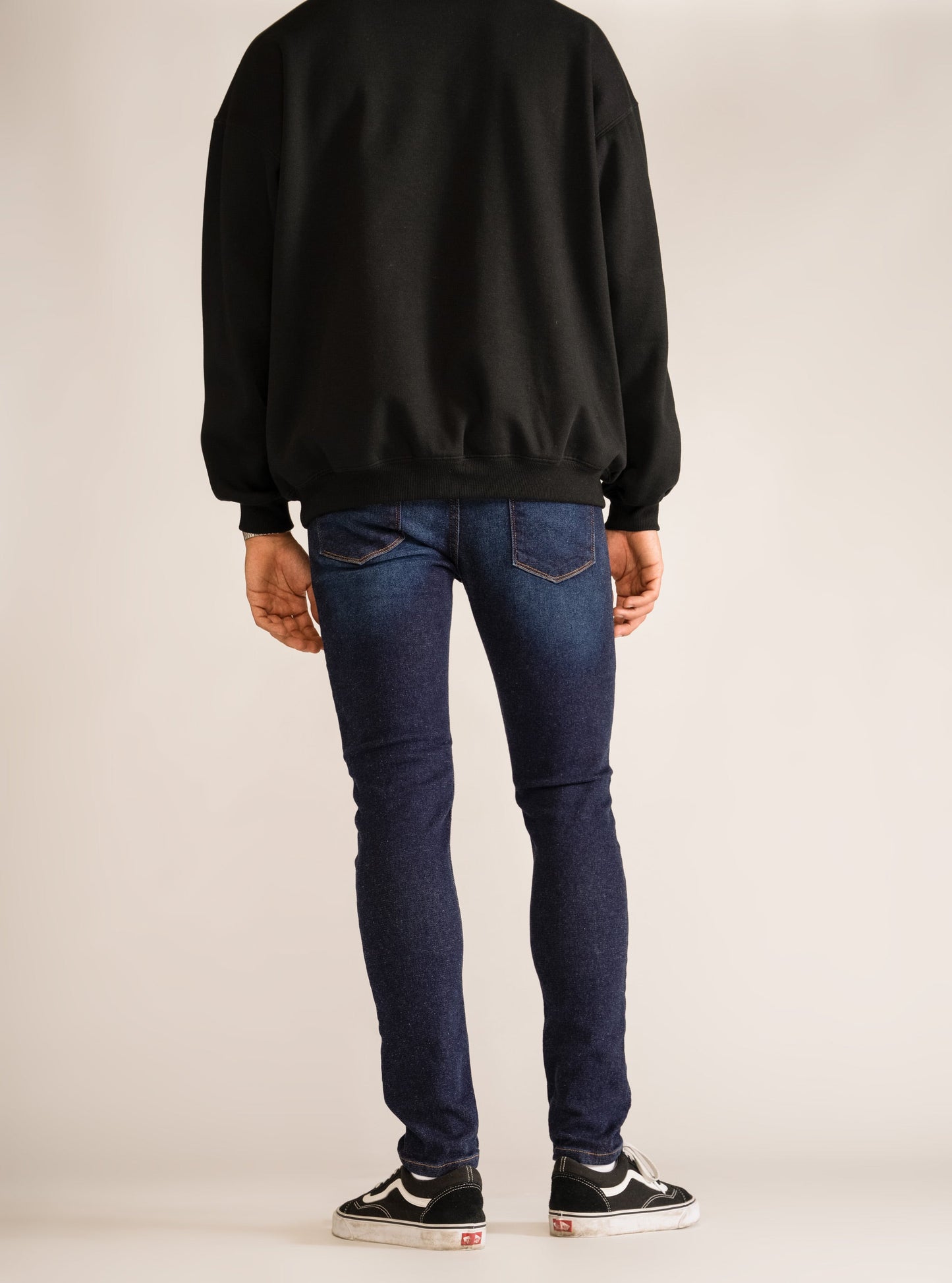 Double Fantasy Skinny Jeans, Azul Obscuro