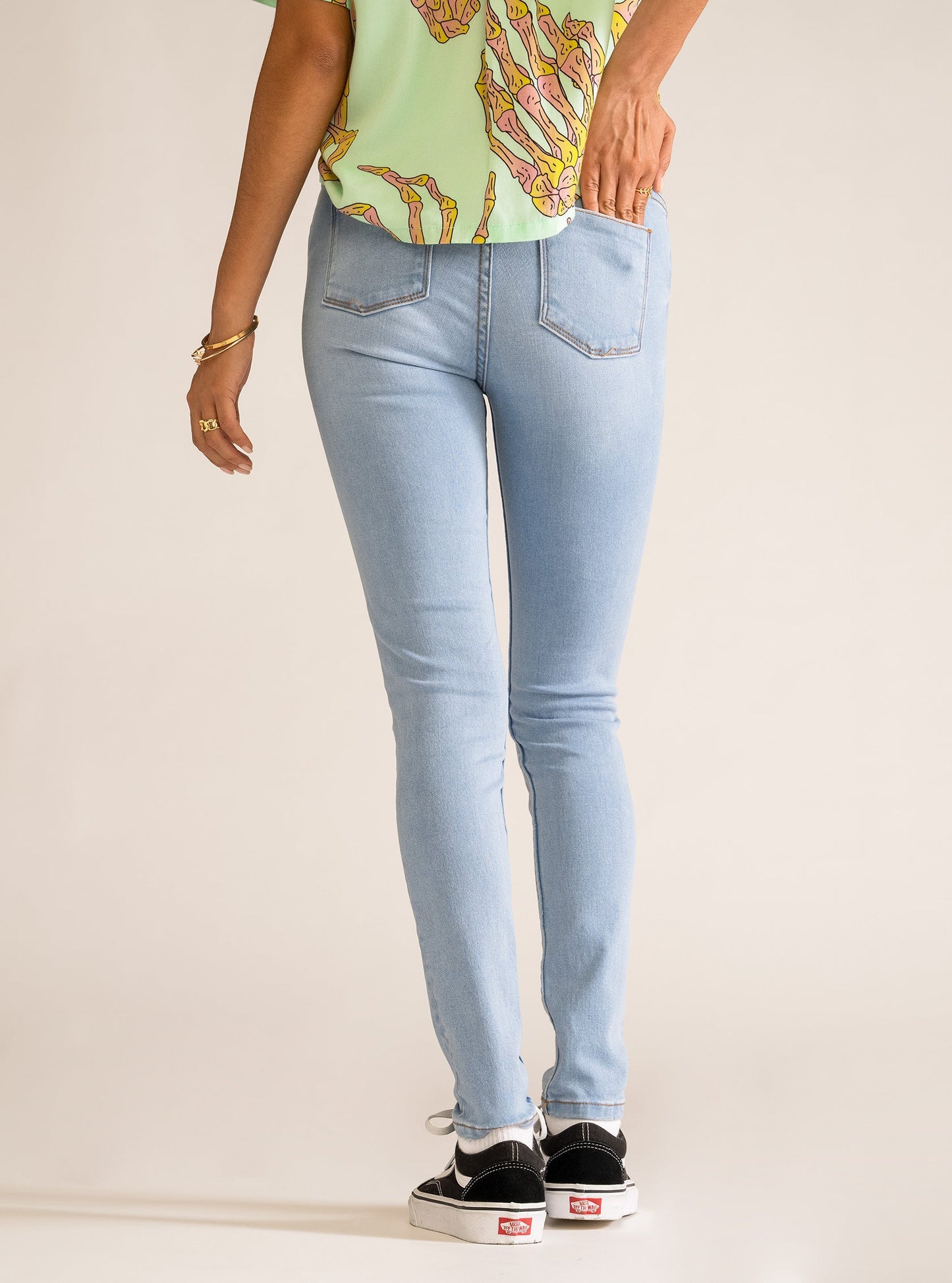 Million Dollar Babe Skinny Jeans, Celeste