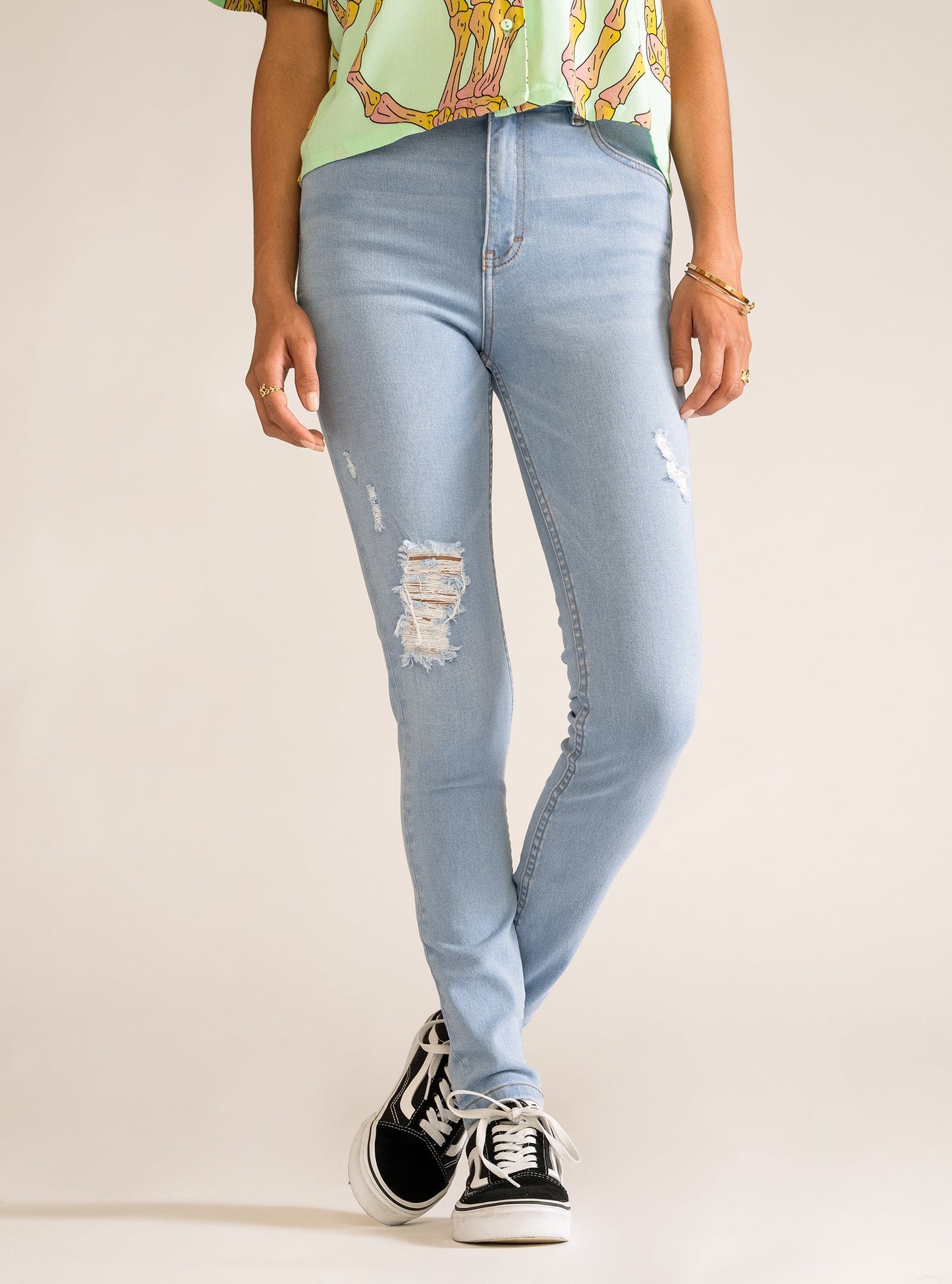 Million Dollar Babe Skinny Jeans, Celeste