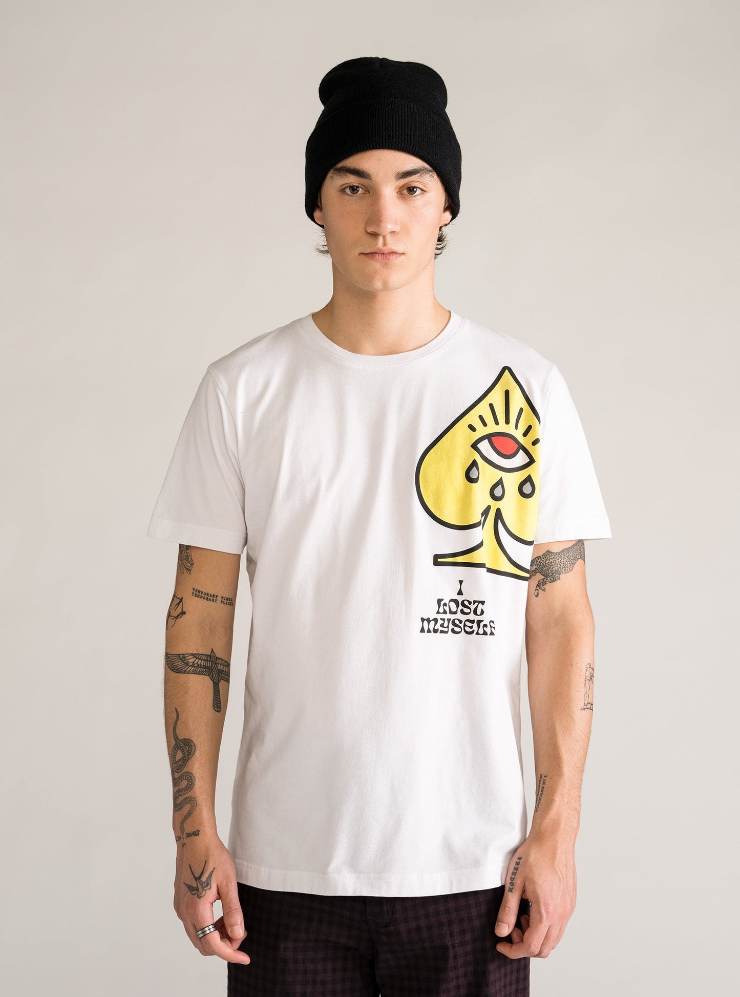 Poker It! Drop T-Shirt, Blanco