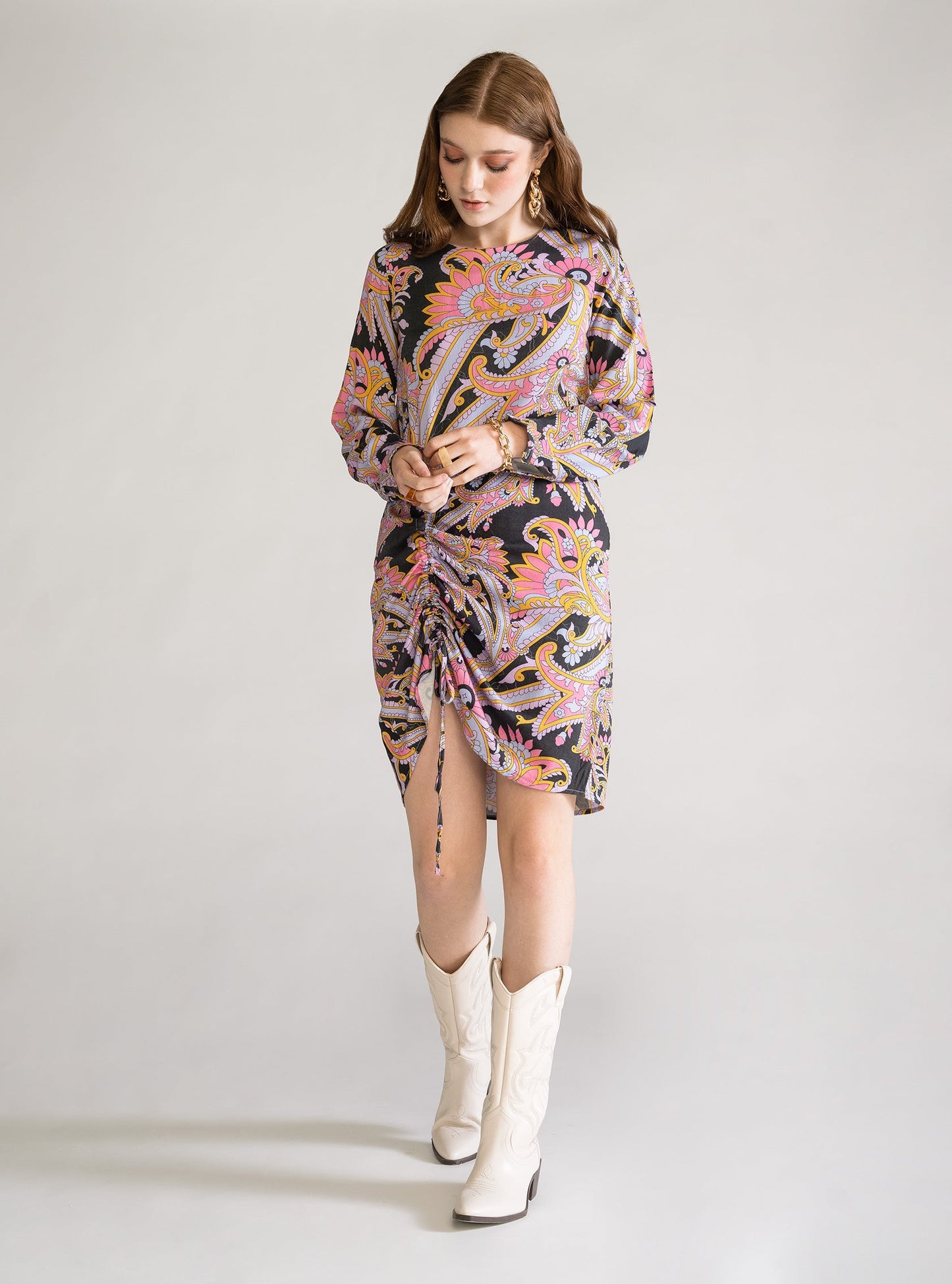 Gotta Watch Dress, Morado Claro