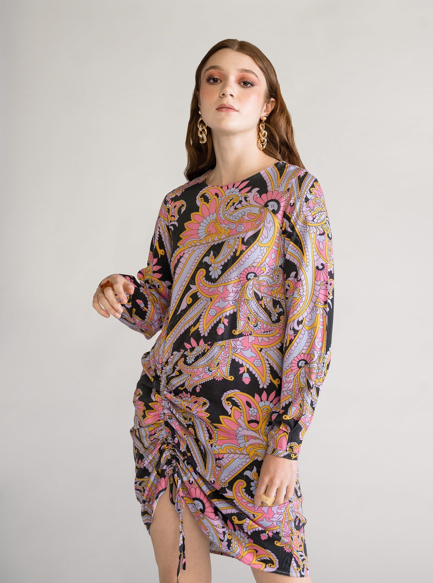 Gotta Watch Dress, Morado Claro