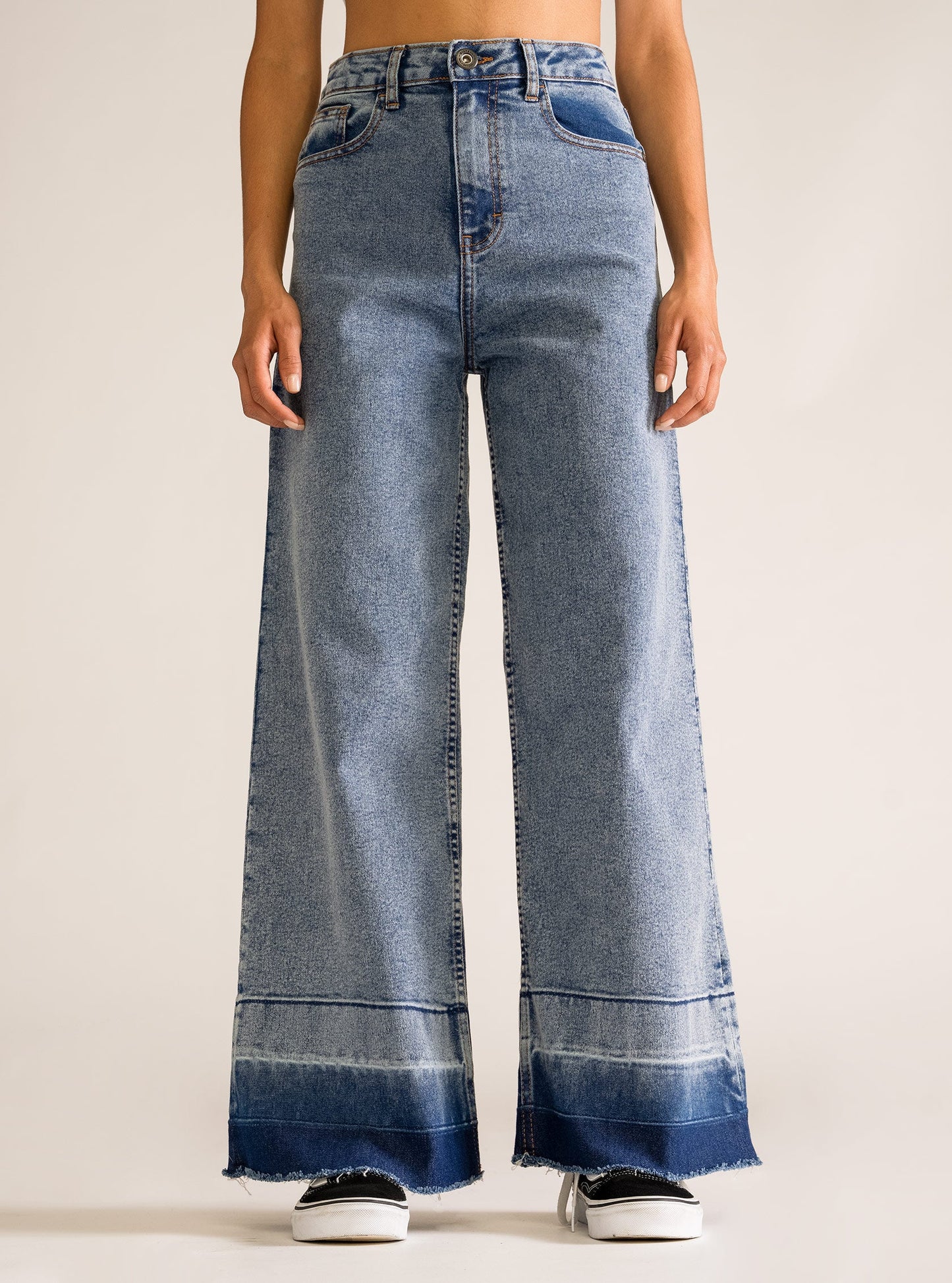Into The Void Wide Leg Jeans, Celeste
