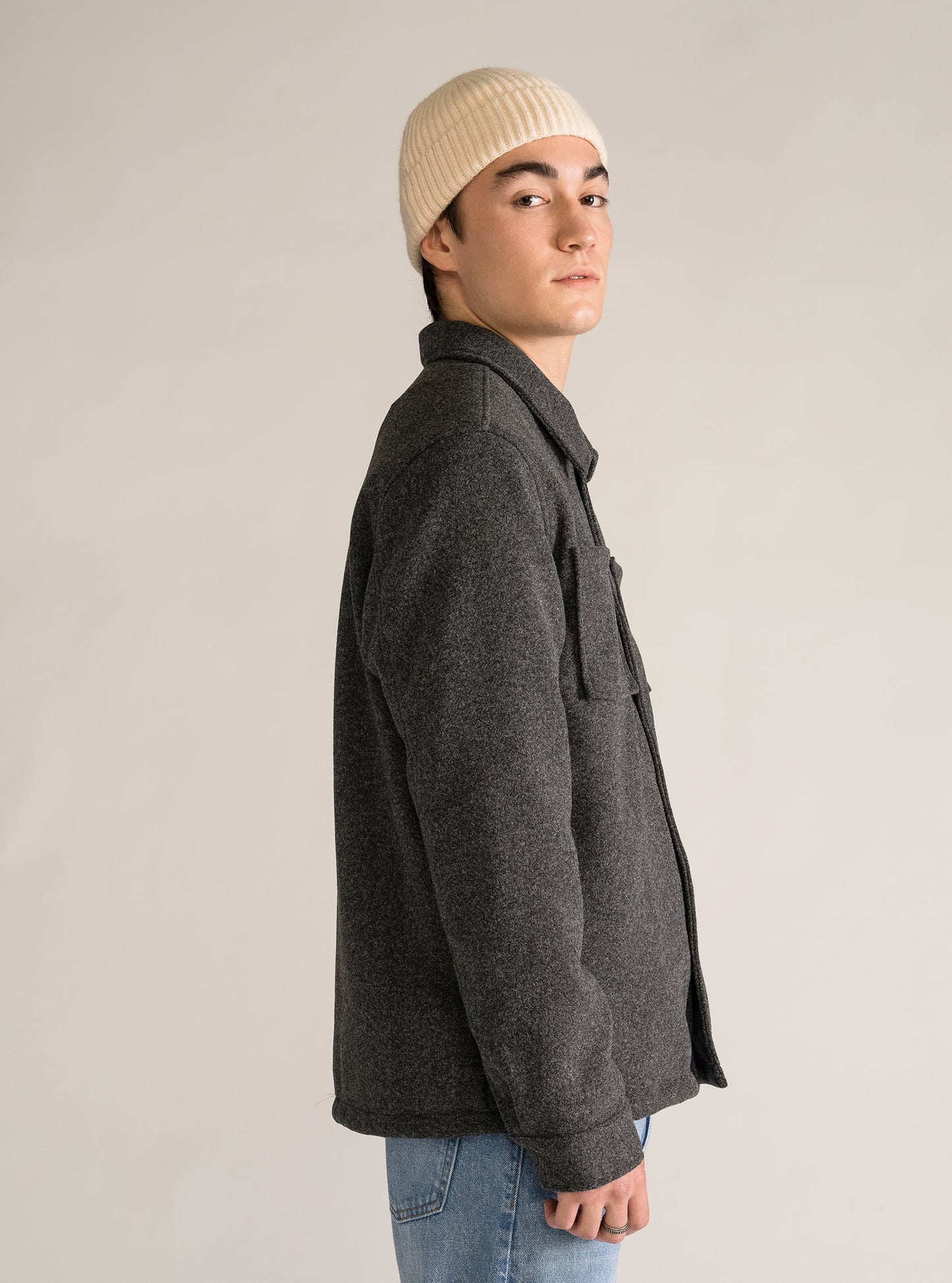 No Joke Jacket, Gris Claro