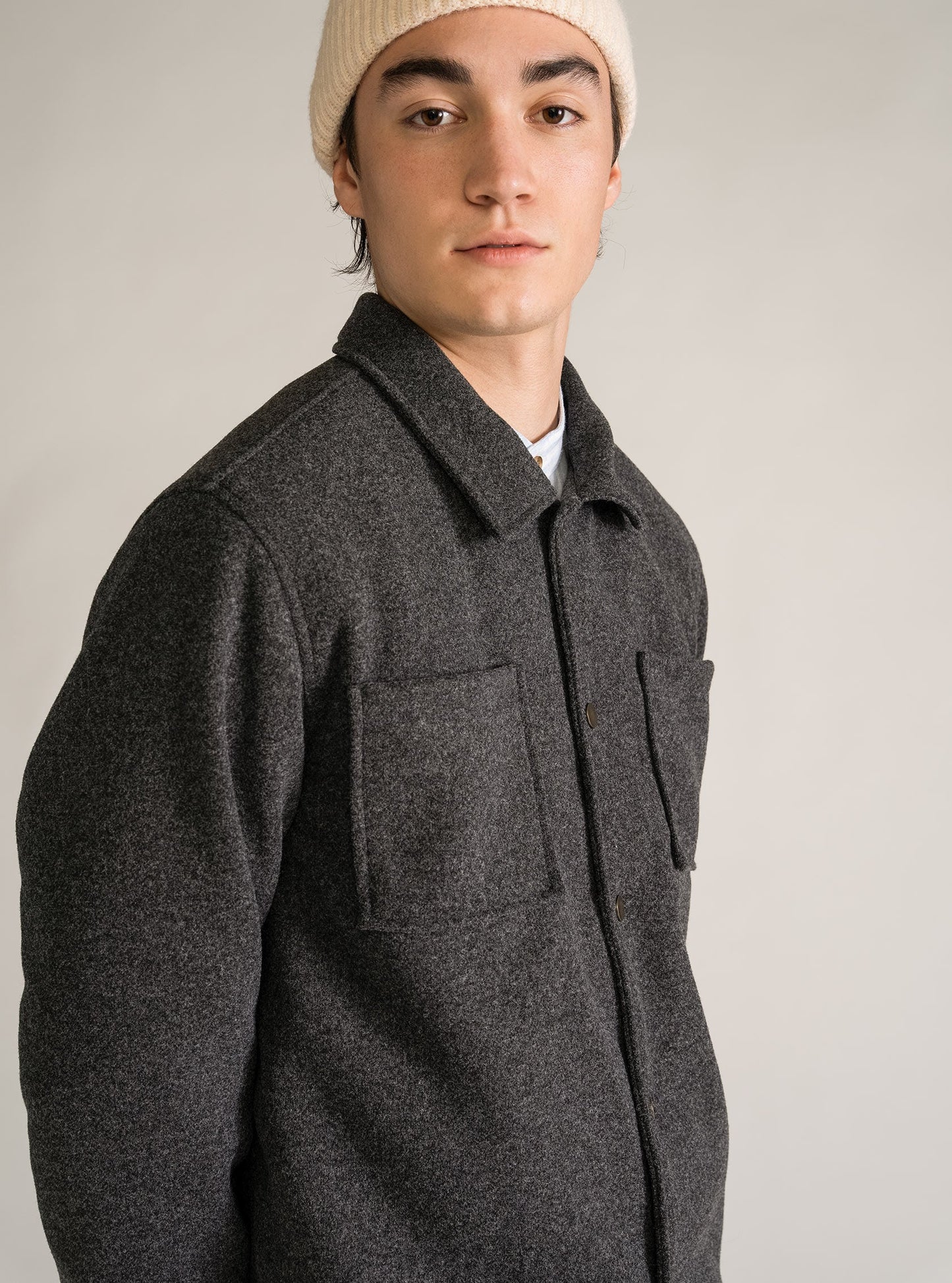 No Joke Jacket, Gris Claro