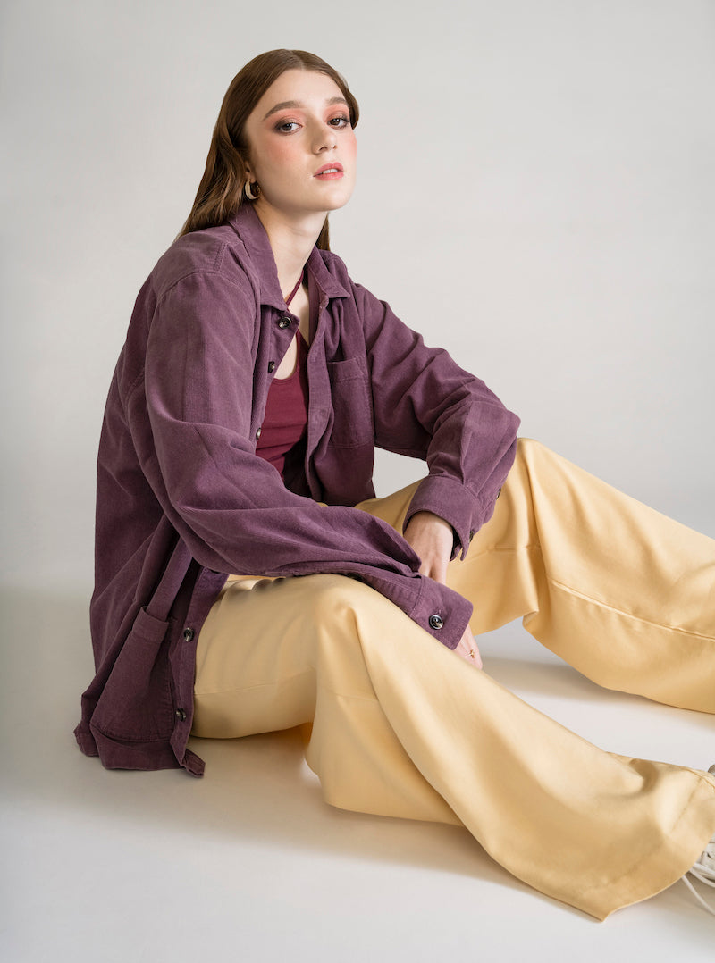 On The Go Wide Leg Pants, Amarillo Claro