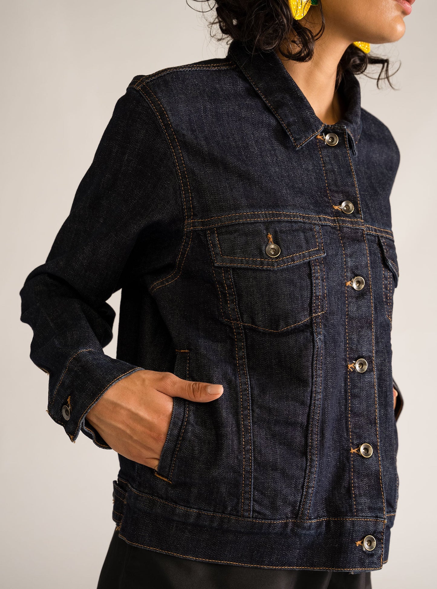 Girls Like Jacket, Azul Obscuro