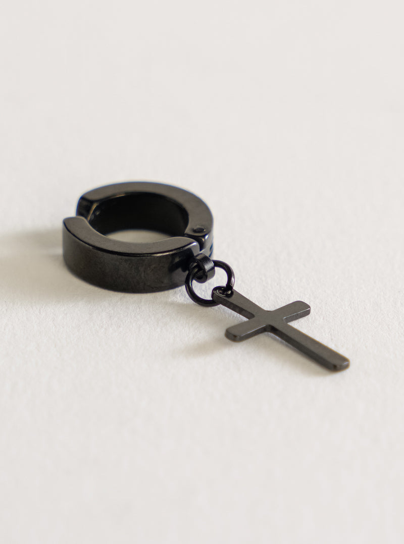 Crucifix Cuff Piercing, Negro