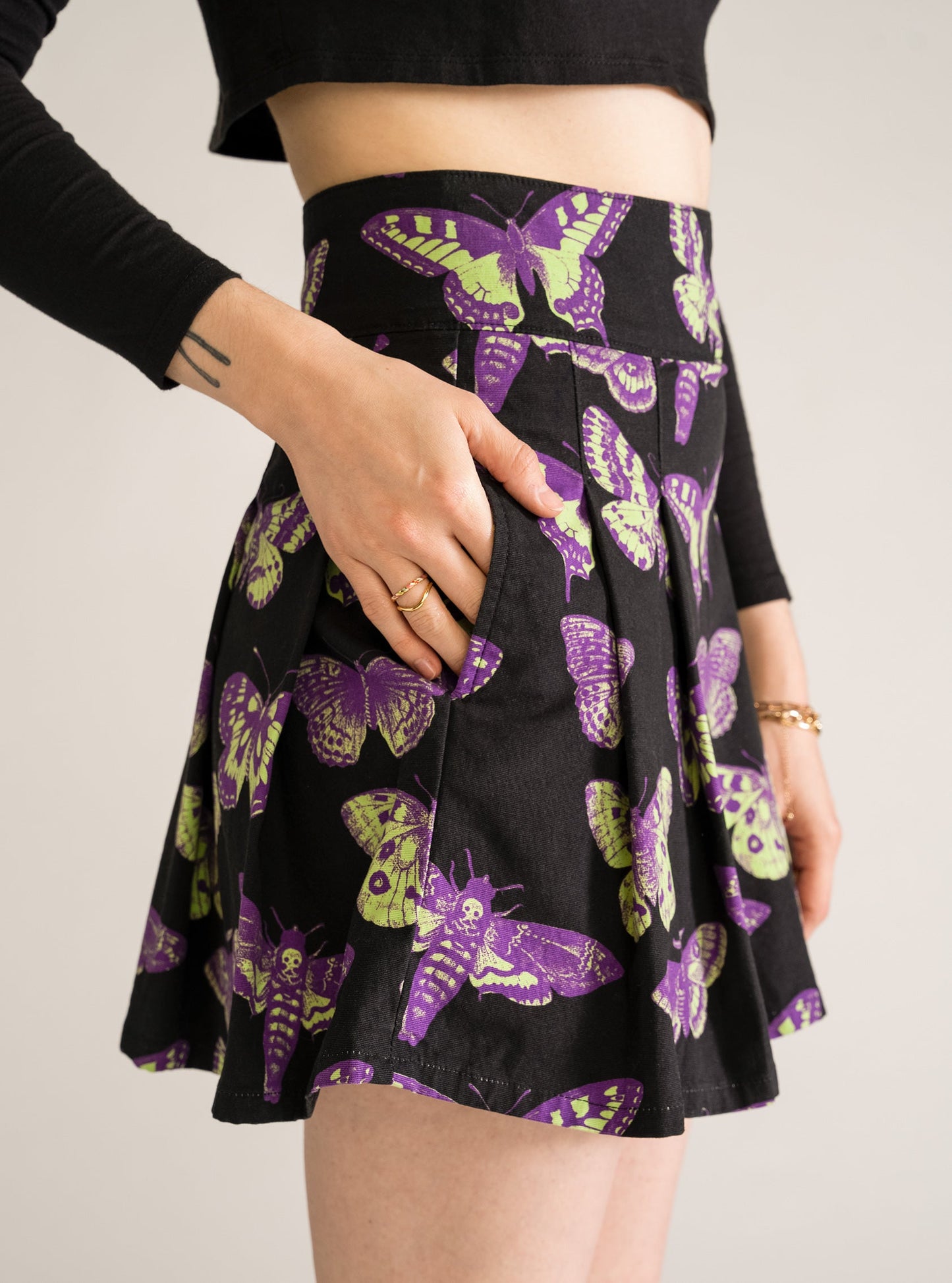Bring It Back Skirt, Carbón
