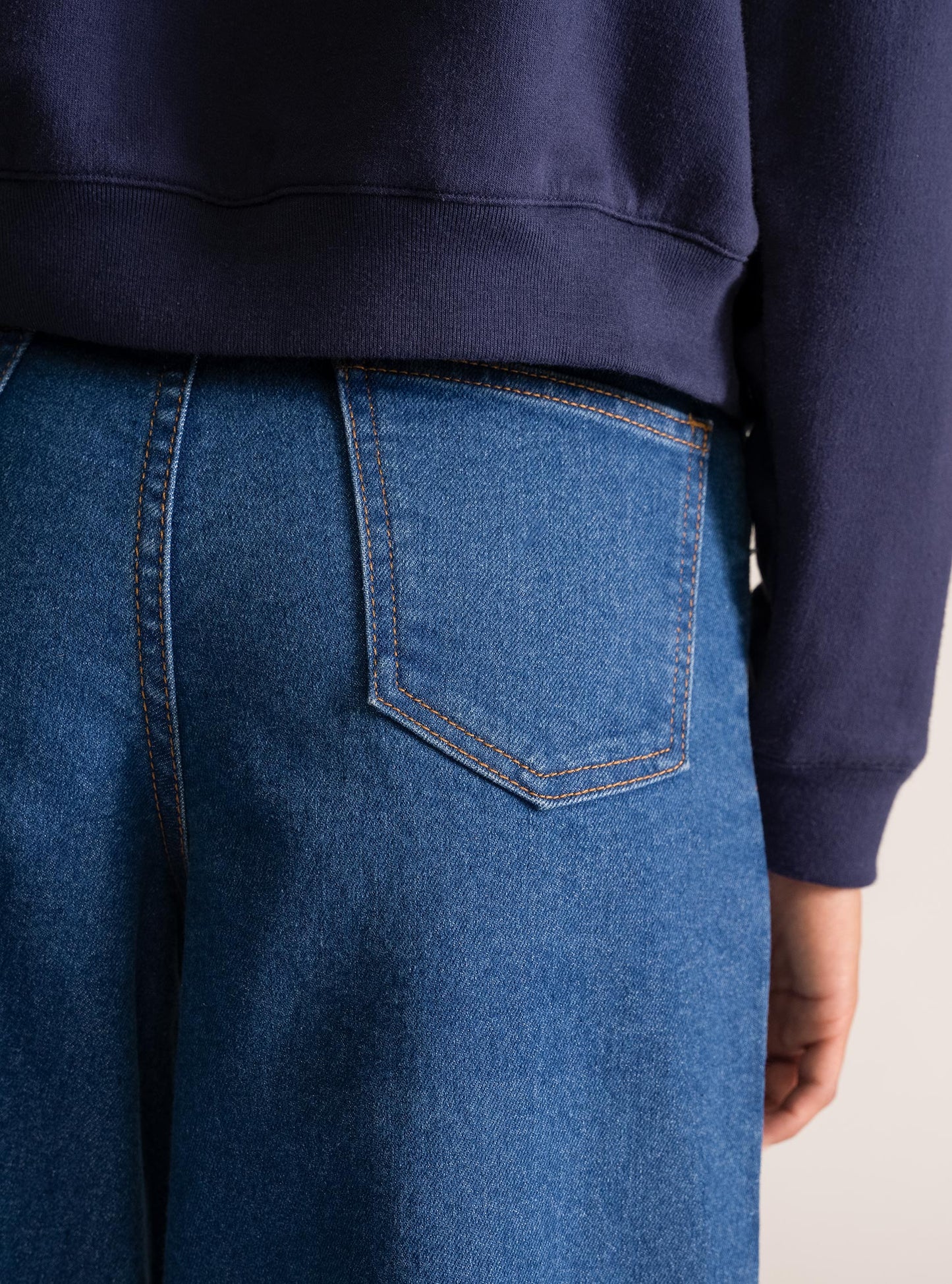 Into The Void Wide Leg Jeans, Azul Claro