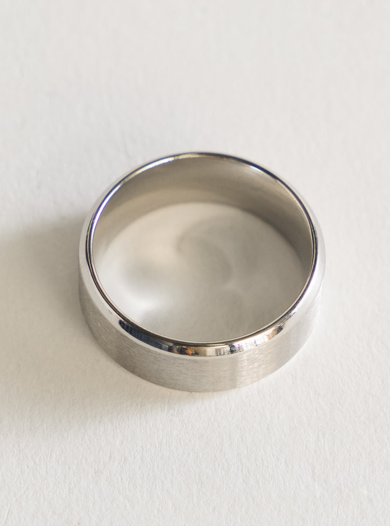 Just Casual Band Ring, Plateado