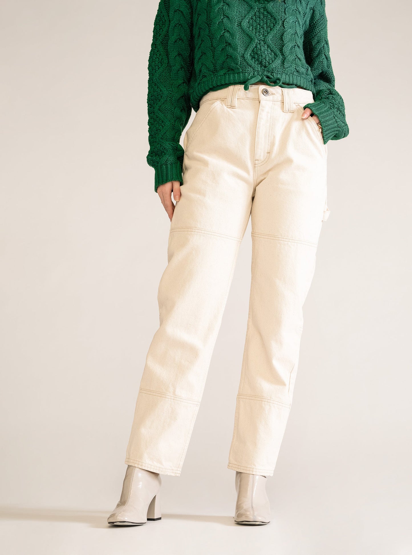 Crazy 4U Cargo Mom Jeans, Crudo
