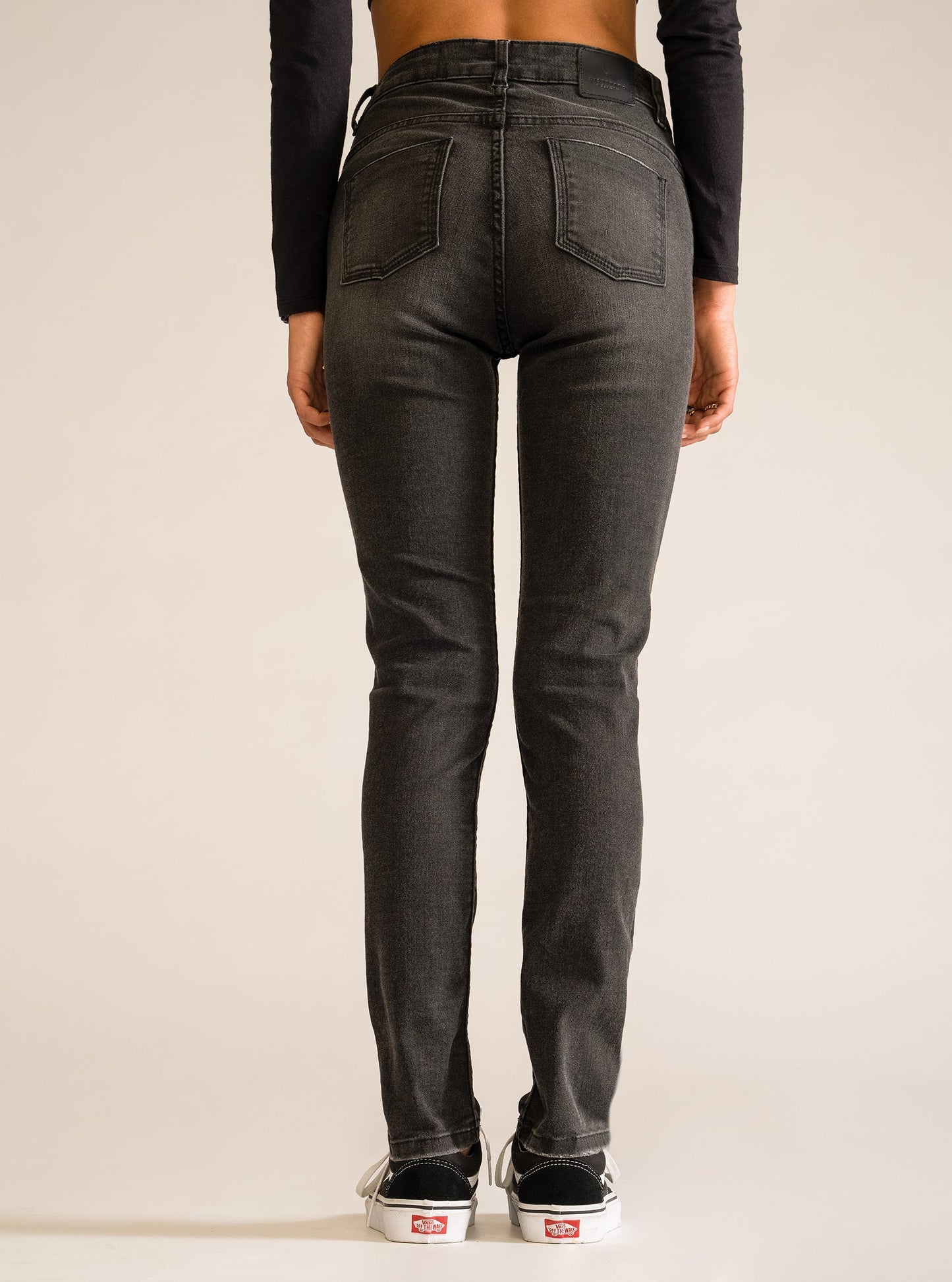 Snake Dance Skinny Jeans, Negro