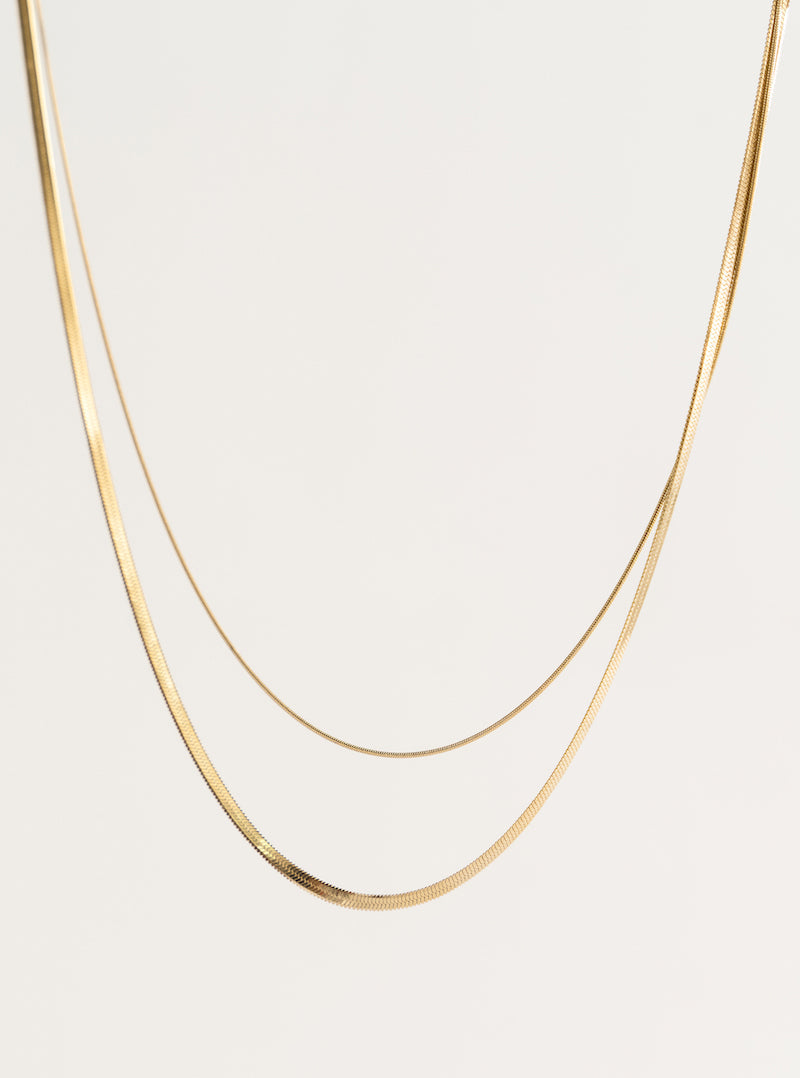 Double Tail Snake Chain, Dorado