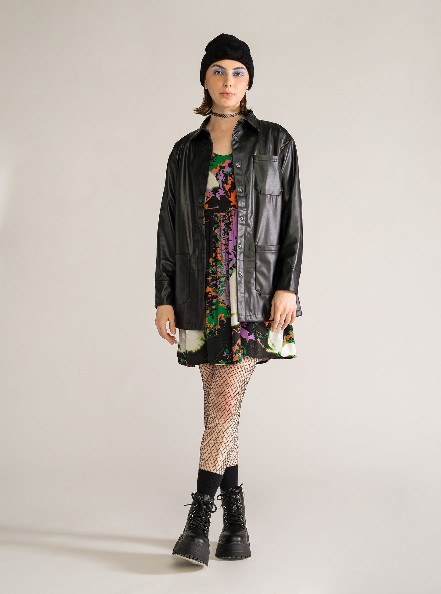 Regency Psycho Dress, Negro