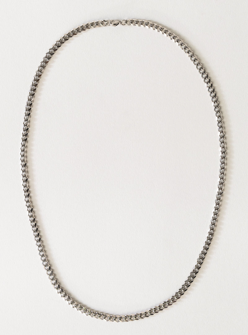 Cubano Life Chain, Plateado