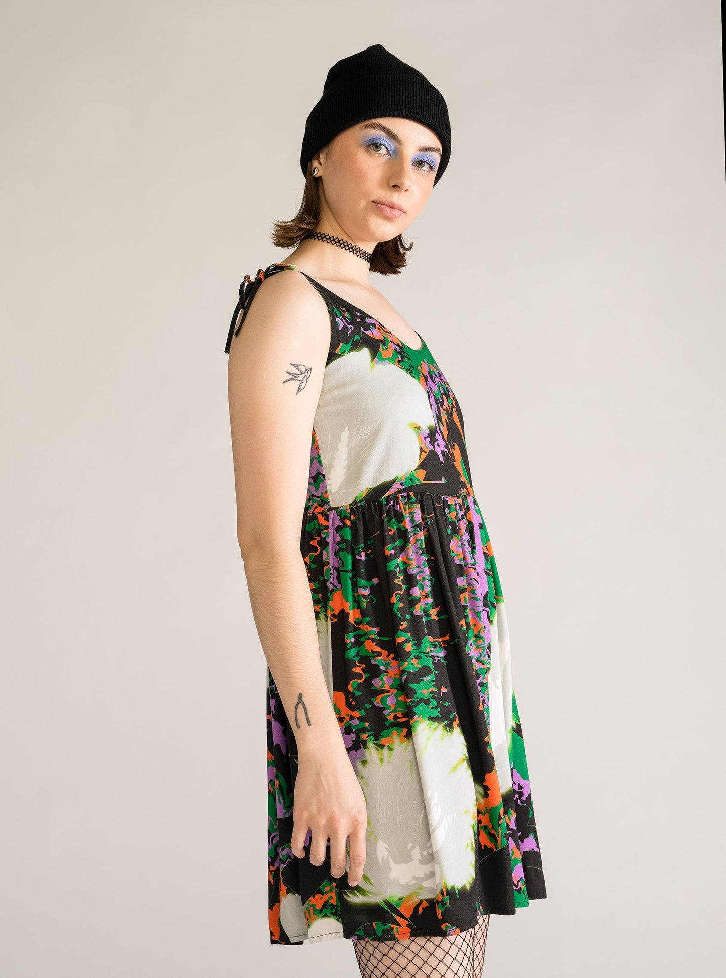 Regency Psycho Dress, Negro