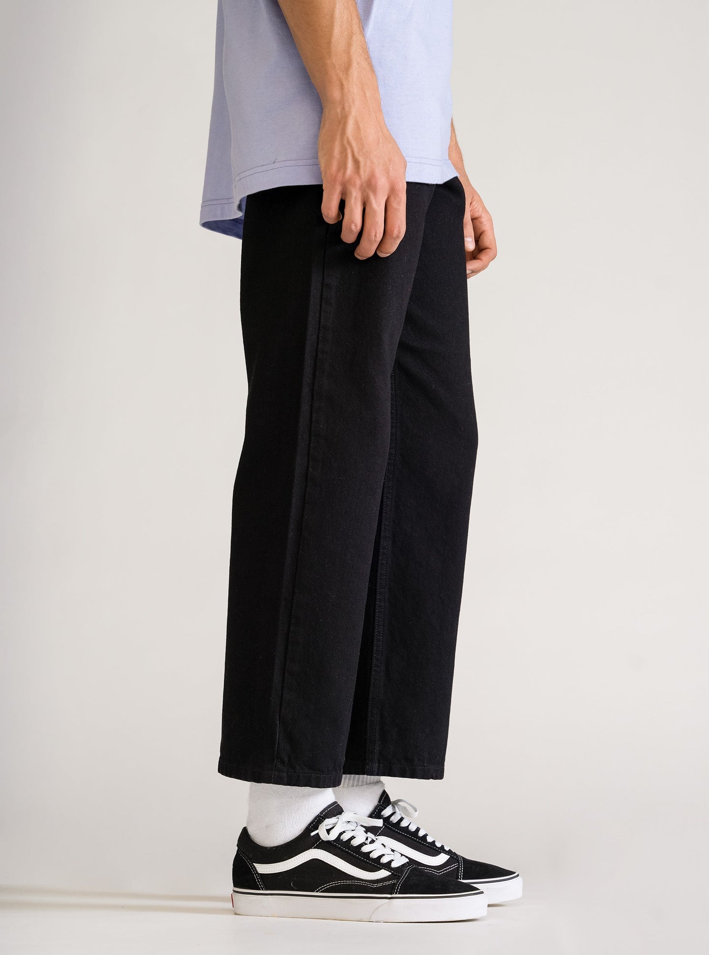 Black Soul Regular Jeans, Negro