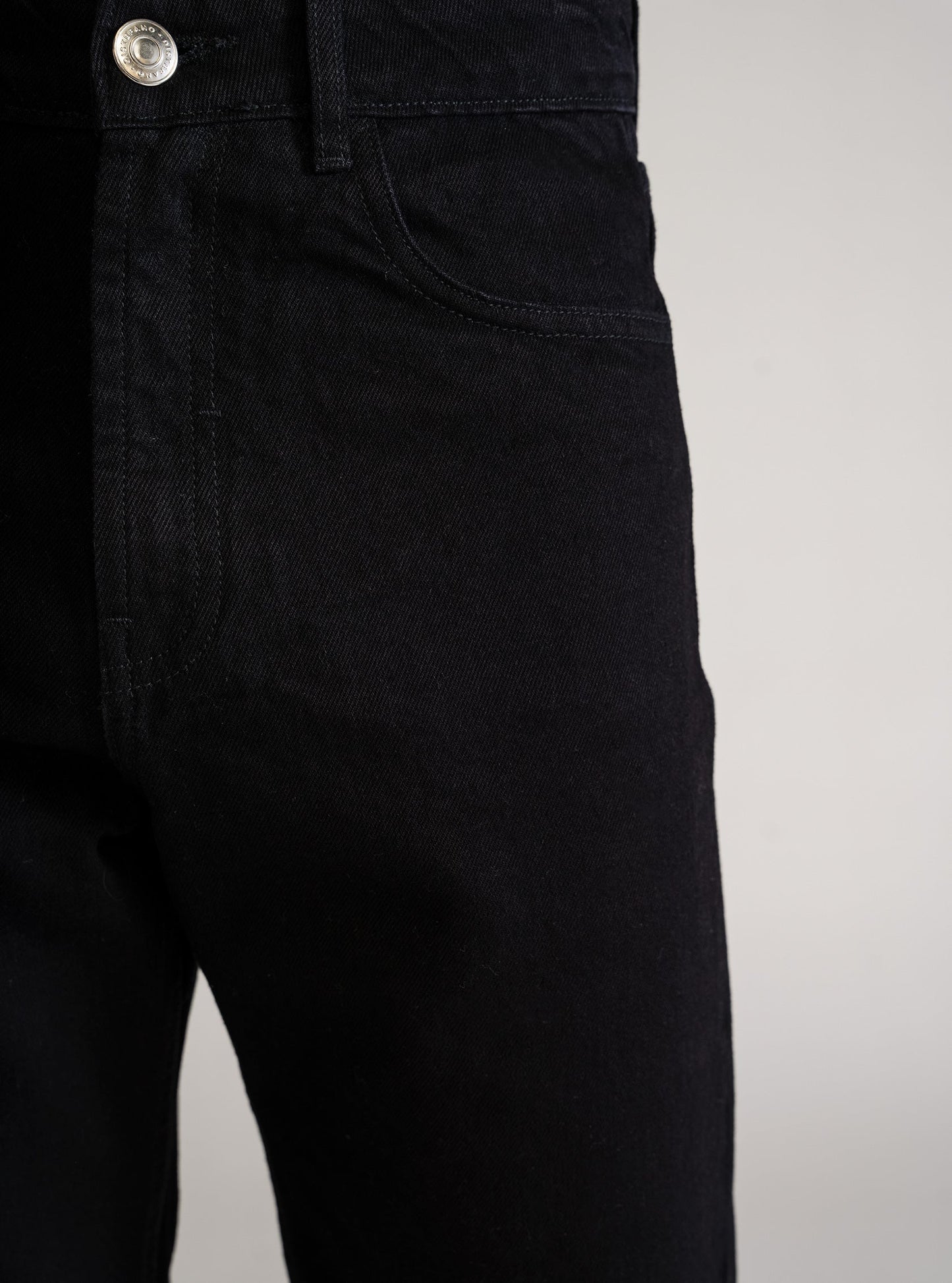 Black Soul Regular Jeans, Negro