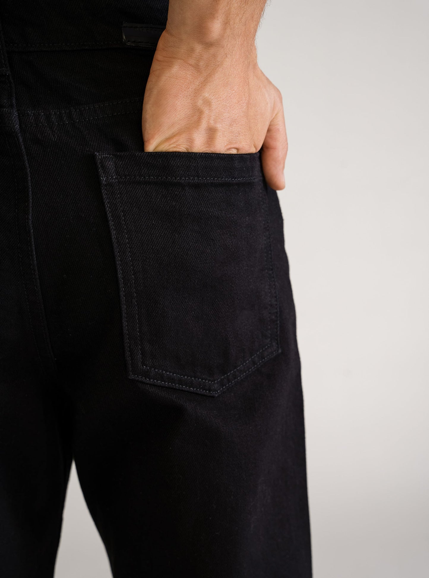 Black Soul Regular Jeans, Negro