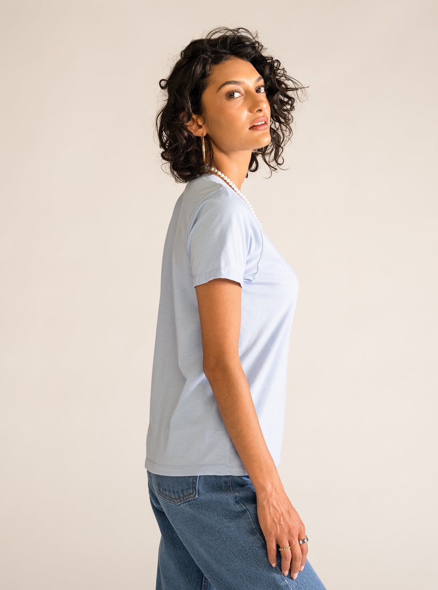 The Main One Tee, Celeste