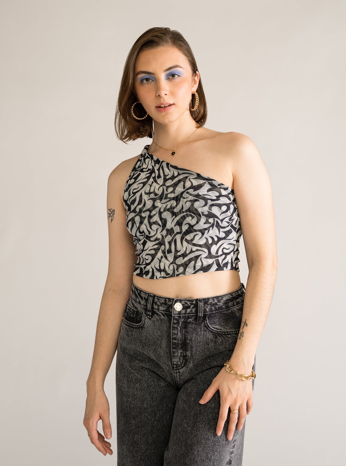 Twisted & Shout Top, Blanco