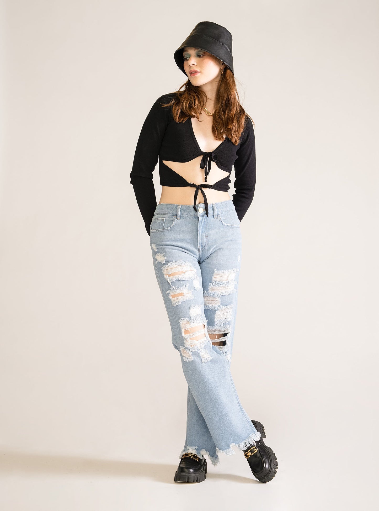 Disarm Low Waist Straight Jeans, Celeste