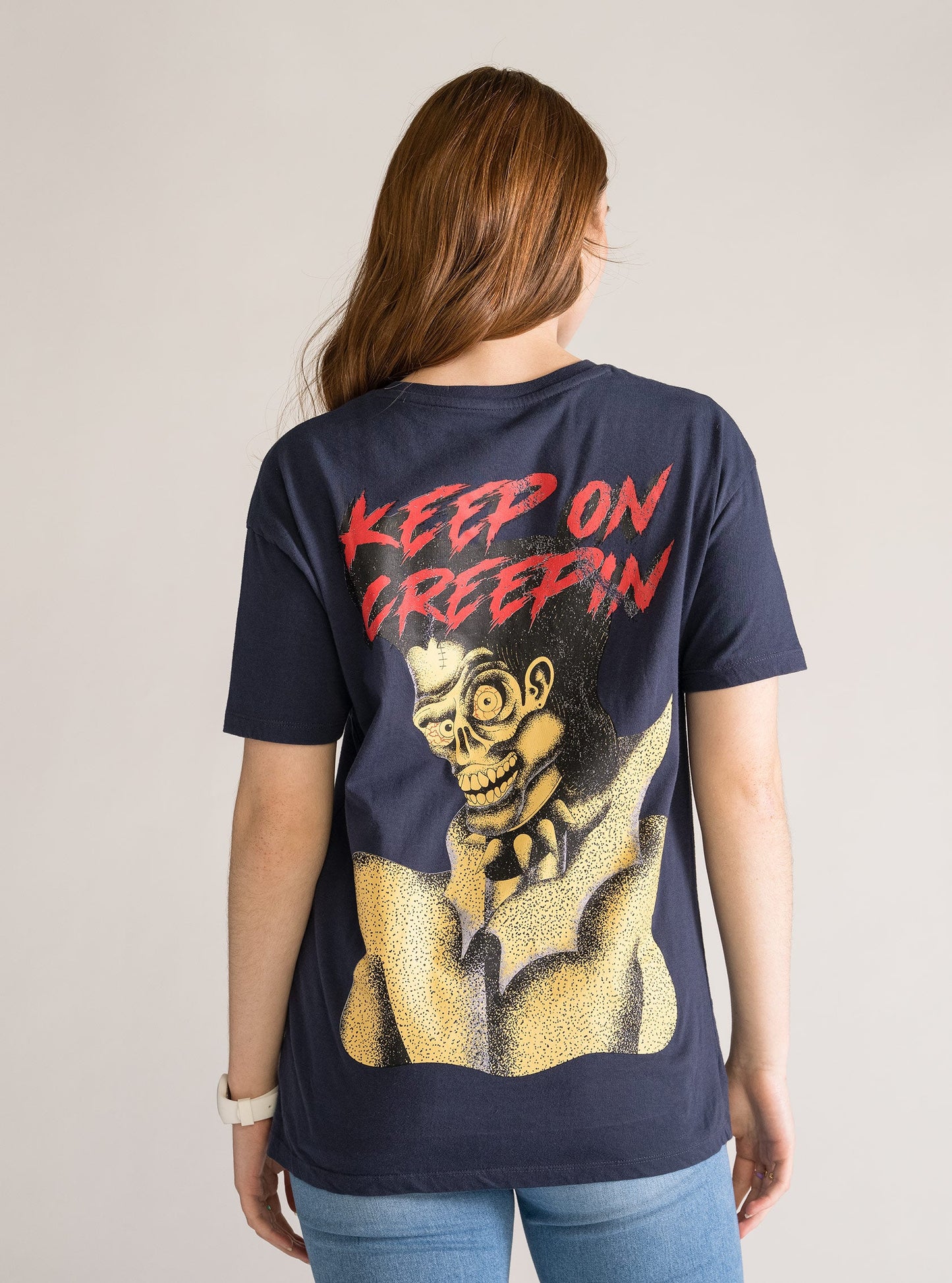 Franken Tee, Azul Obscuro