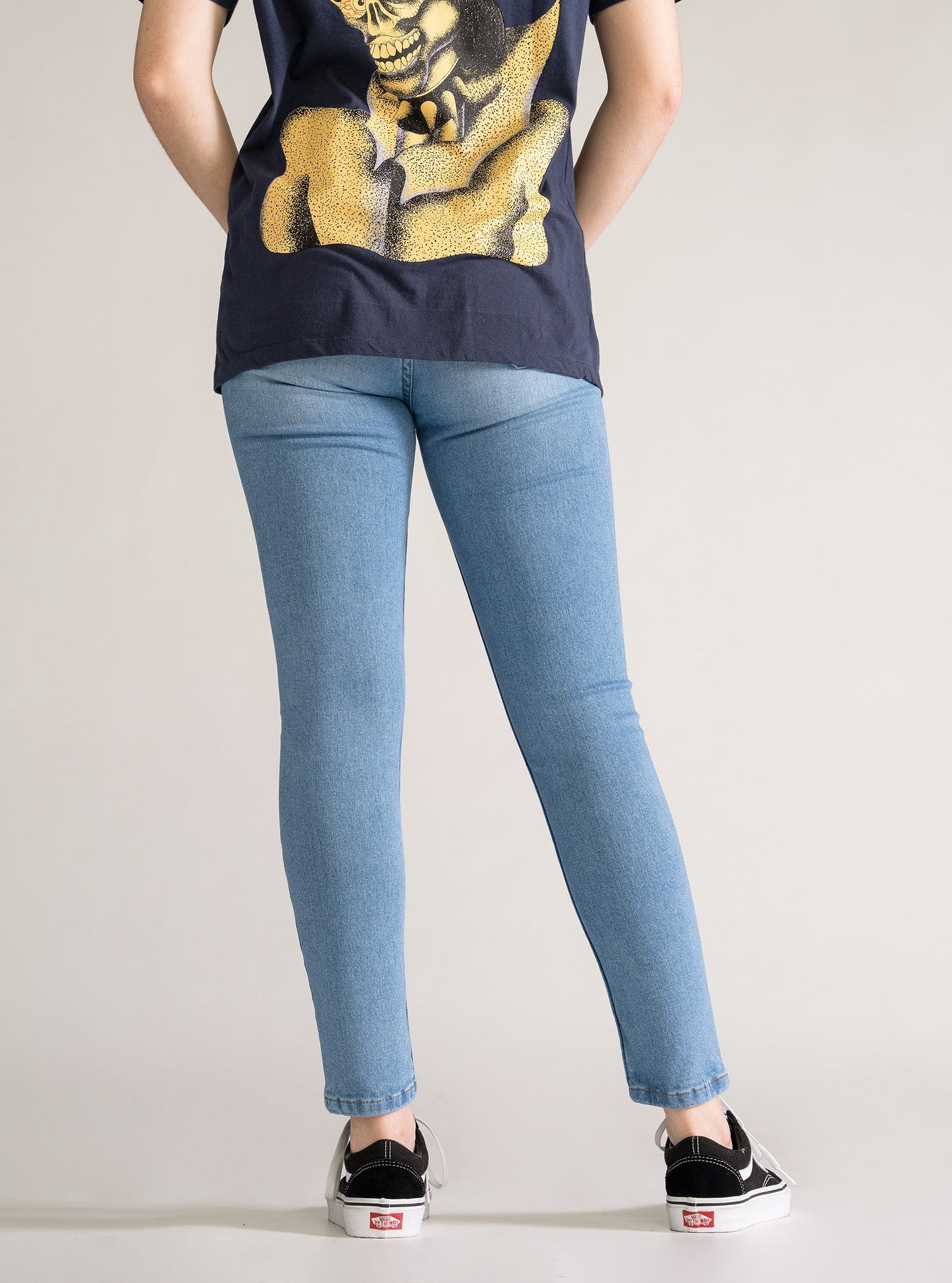Sunset Babe Skinny Jeans, Azul Claro