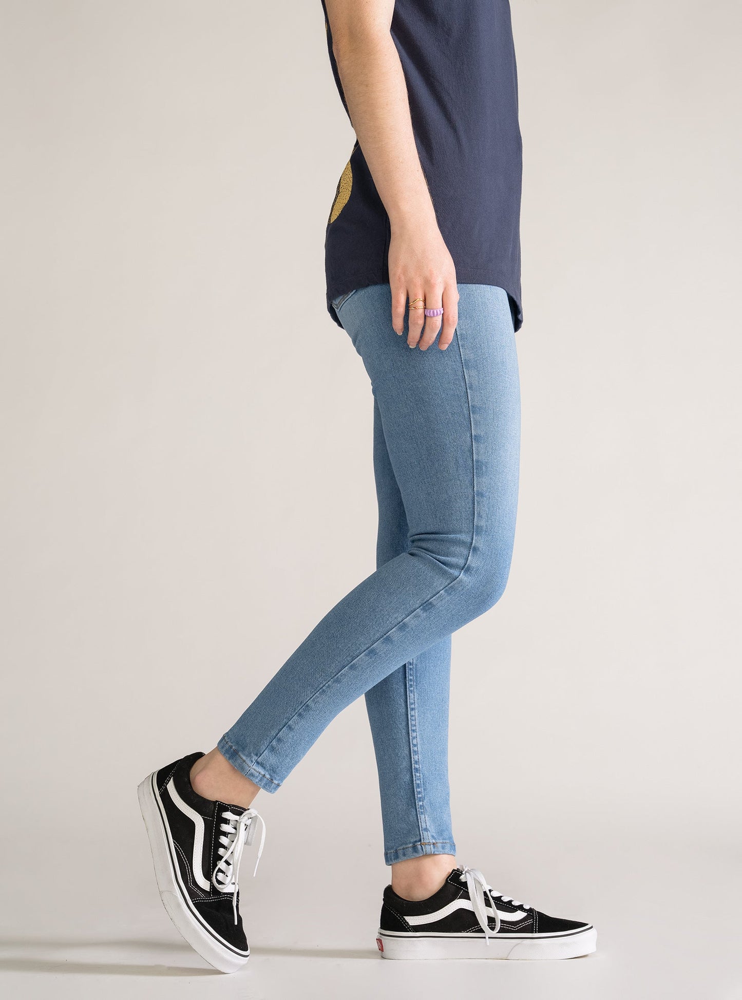 Sunset Babe Skinny Jeans, Azul Claro