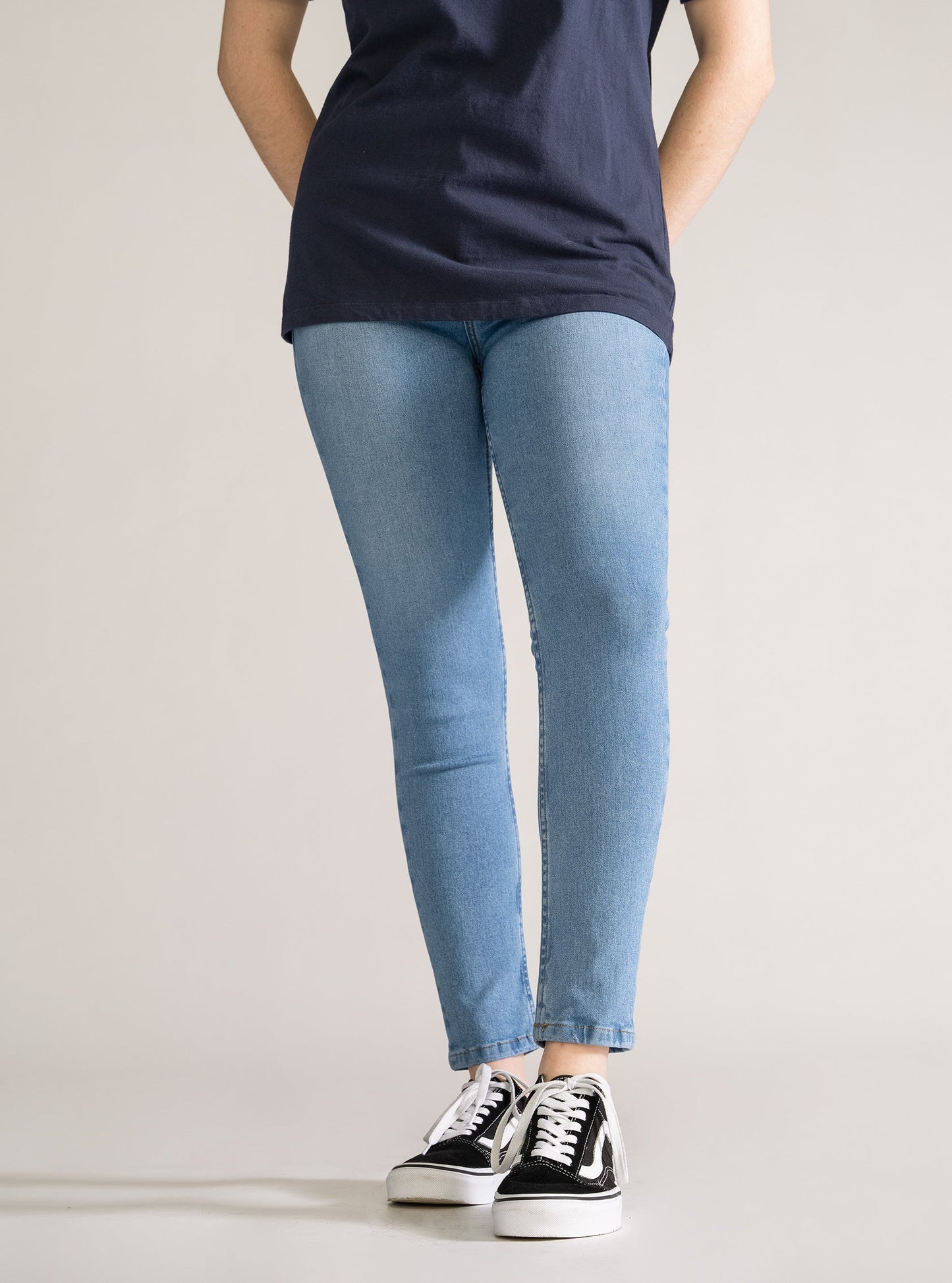 Sunset Babe Skinny Jeans, Azul Claro