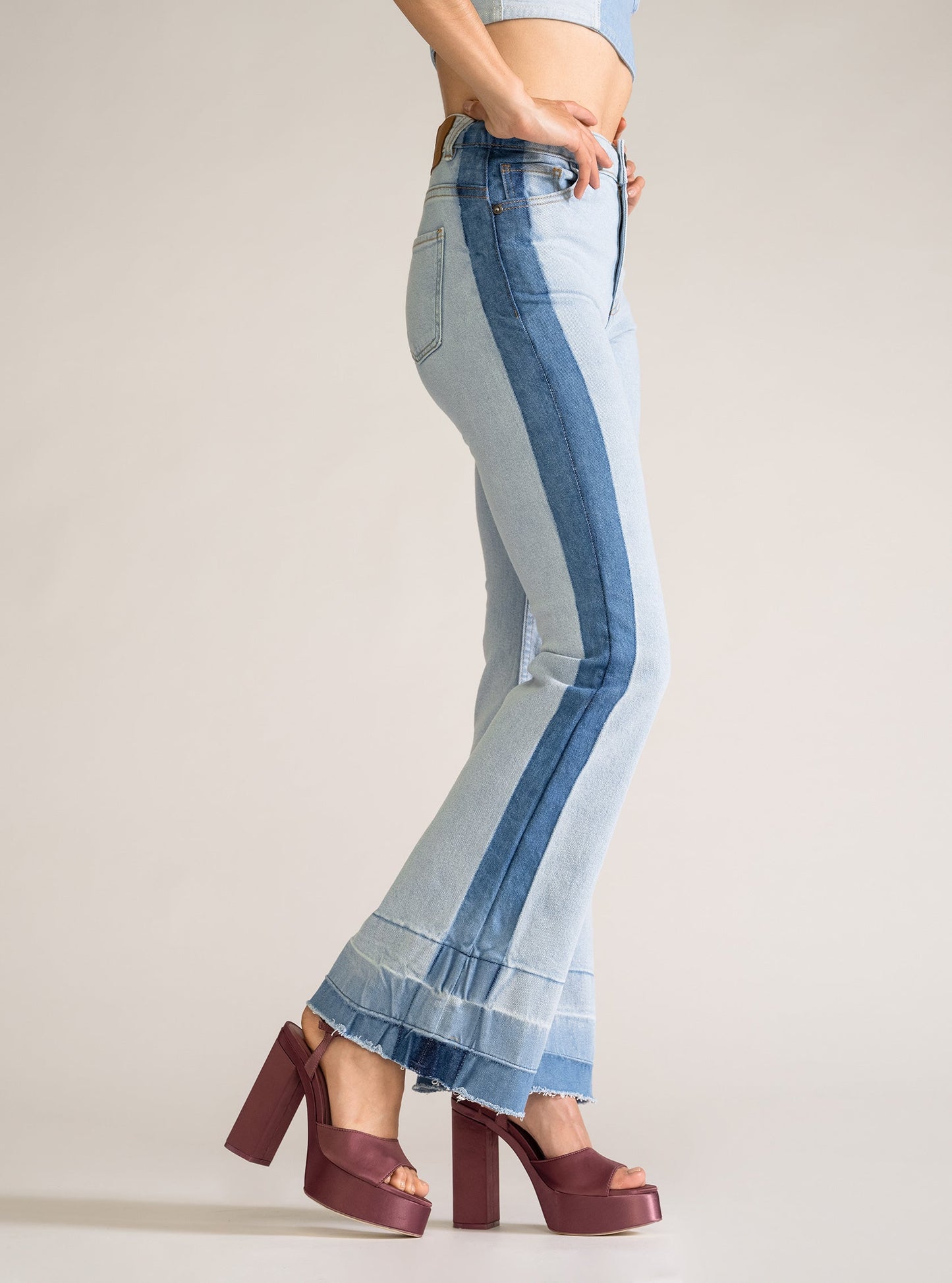 2001 Bell Bottom Jeans, Celeste