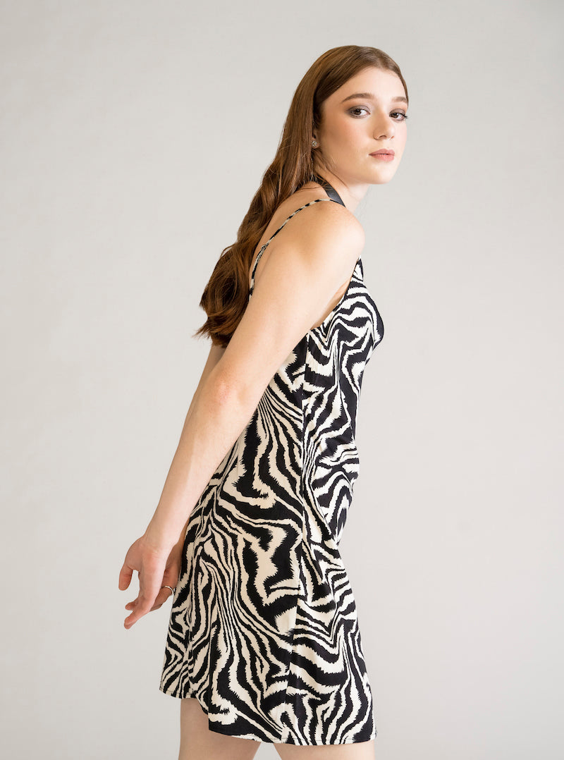 Can’t Ze-brah Dress, Negro