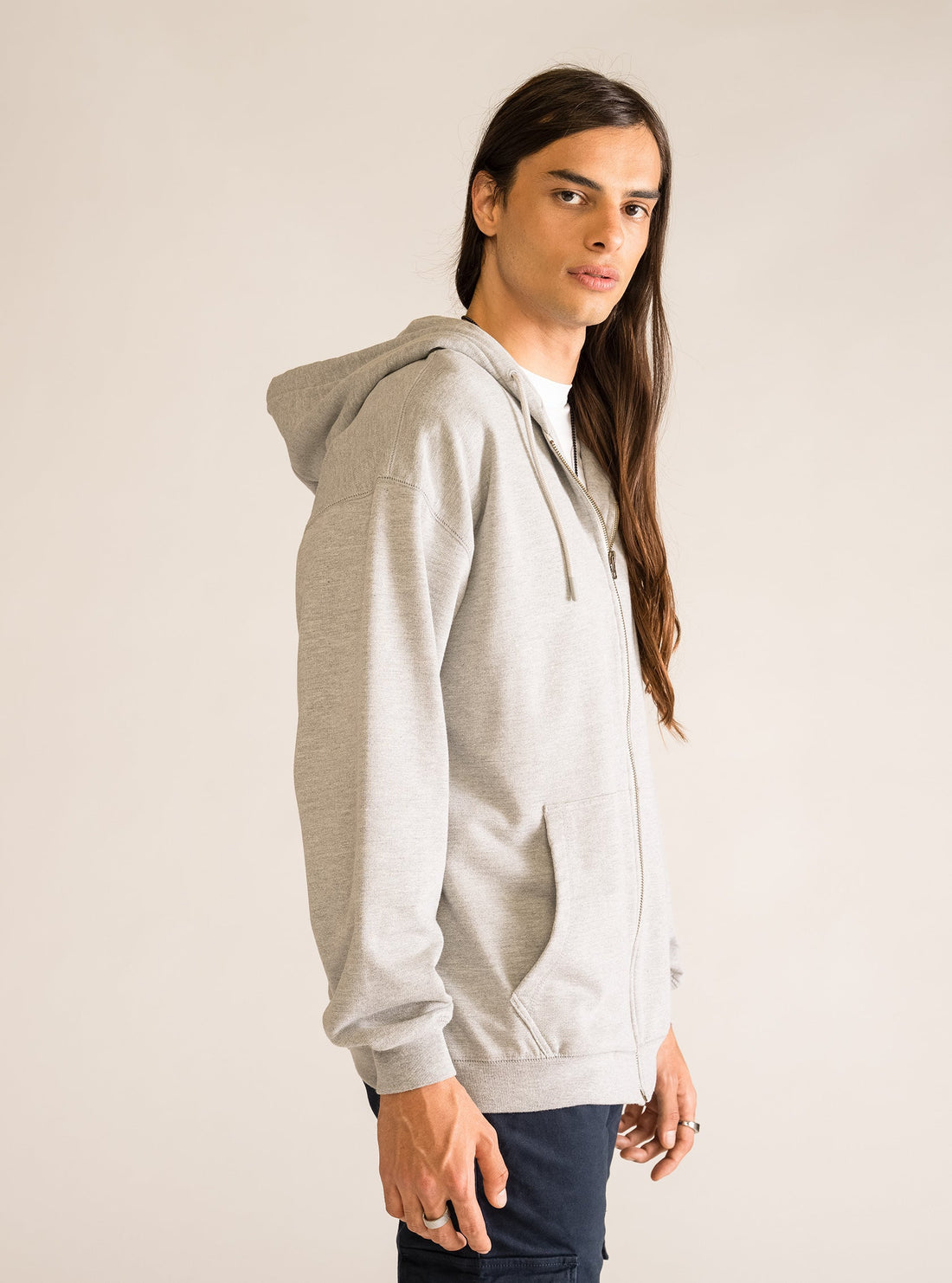 Reckless Behavior Hoodie, Gris Claro