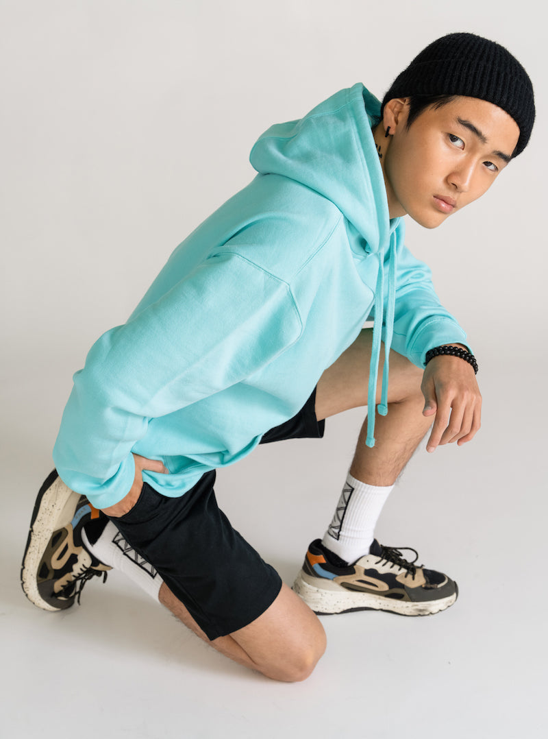 Mood Lifter Hoodie, Aqua