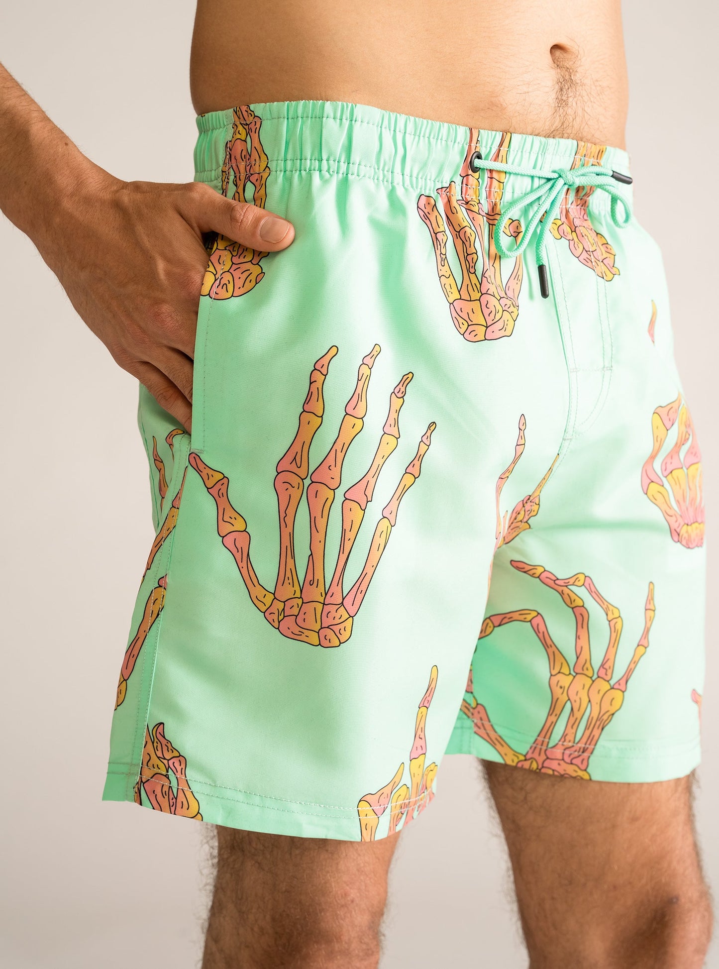 Multiple Summer Sunsets Swimsuit, Verde Menta