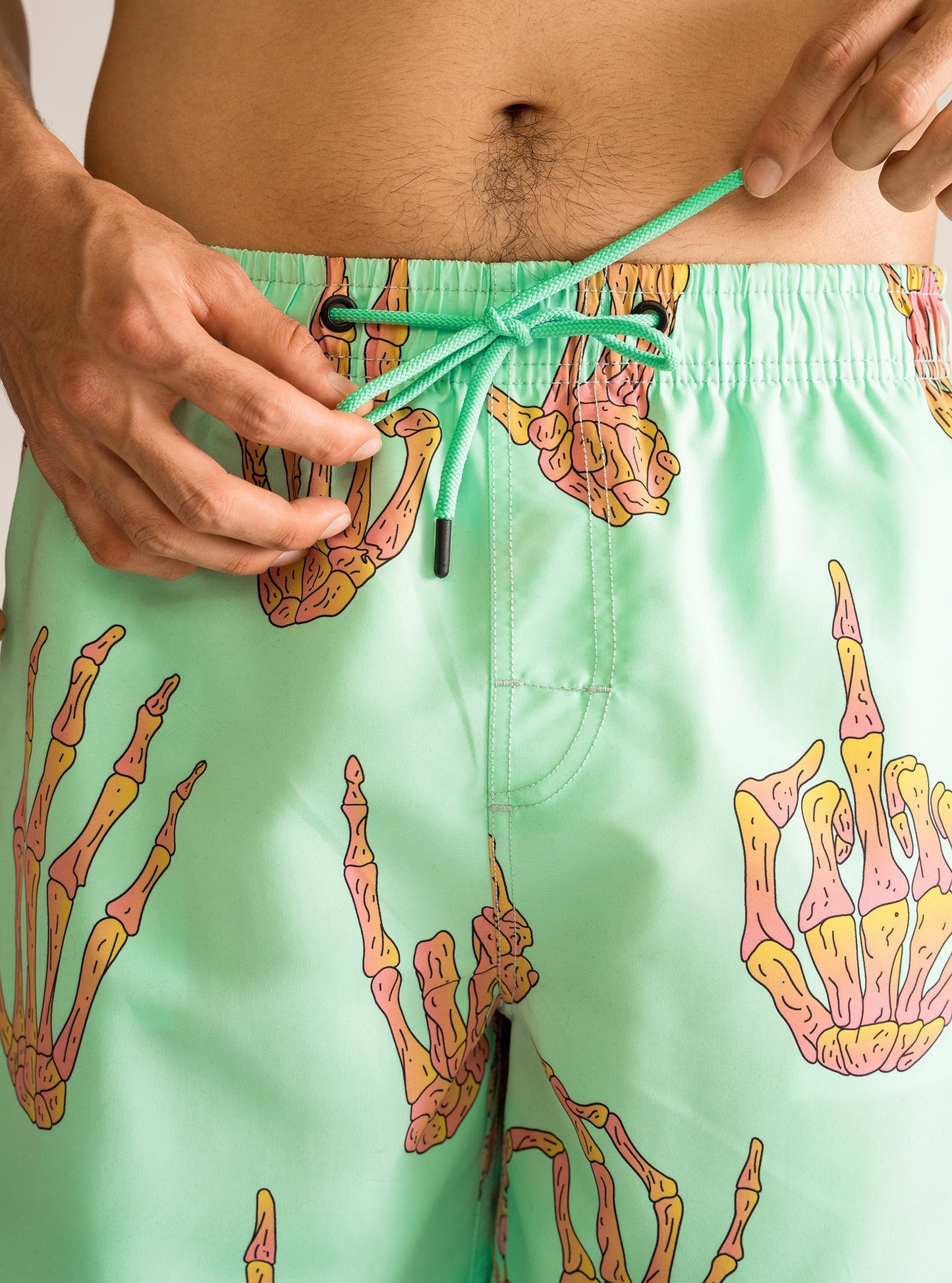 Multiple Summer Sunsets Swimsuit, Verde Menta
