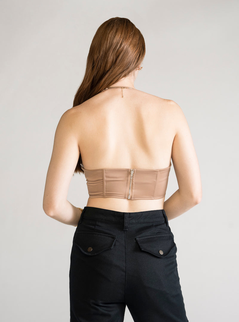 Hearter Bustier, Beige