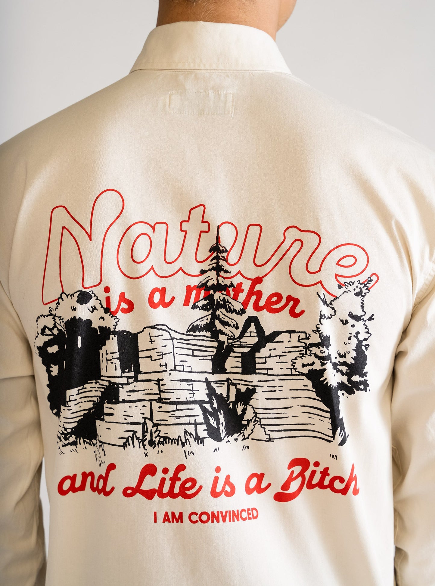 Deck The Halls Shirt, Beige
