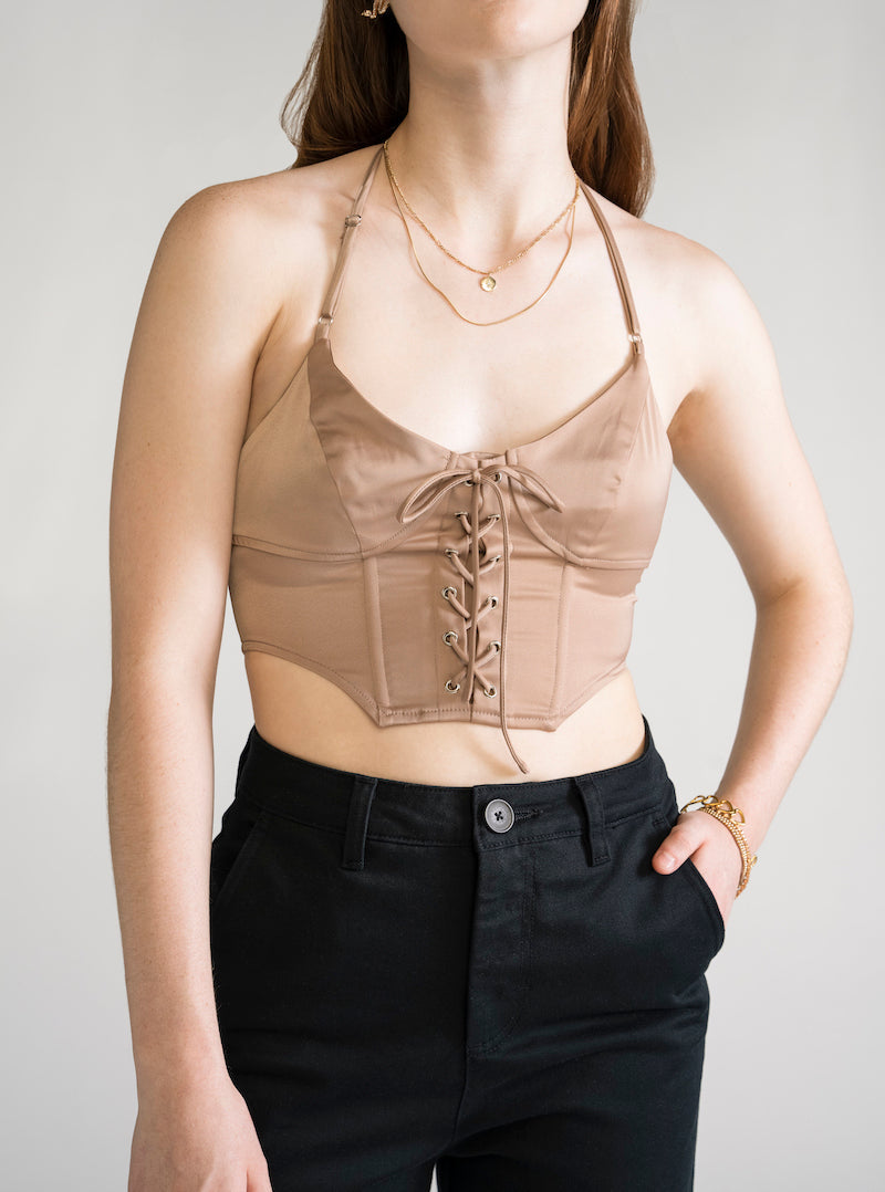 Hearter Bustier, Beige