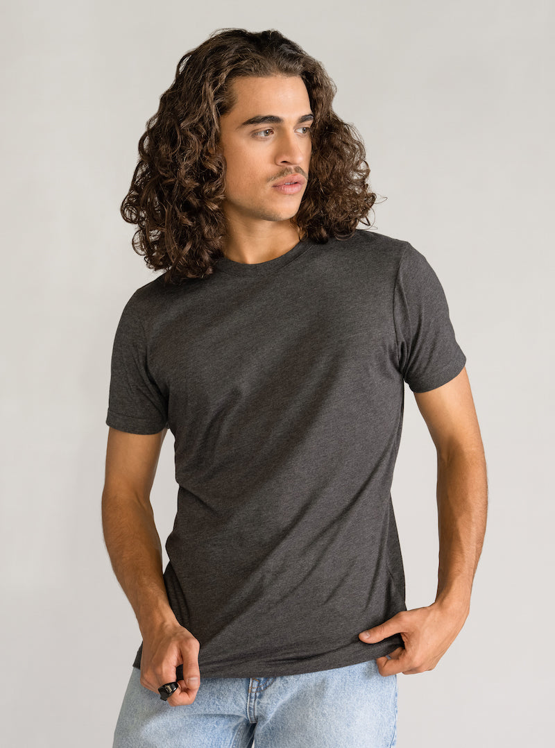 Back To Basics T-Shirt, Gris Obscuro