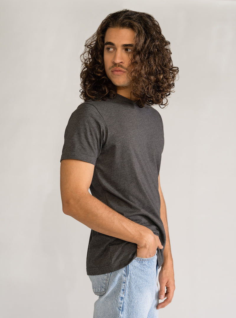 Back To Basics T-Shirt, Gris Obscuro