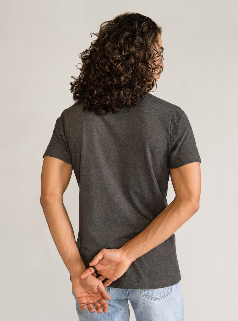 Back To Basics T-Shirt, Gris Obscuro