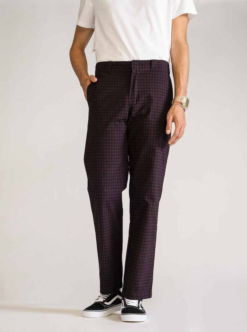 Small Plaid Pants, Morado