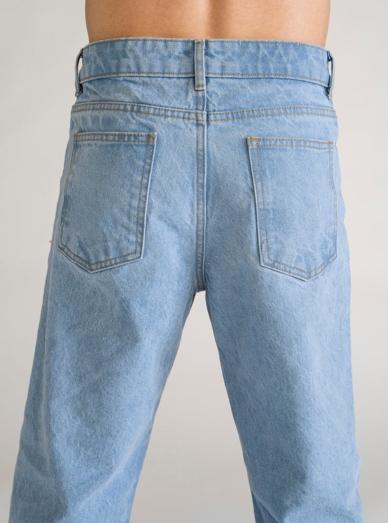 Living Dead Straight Jeans, Celeste
