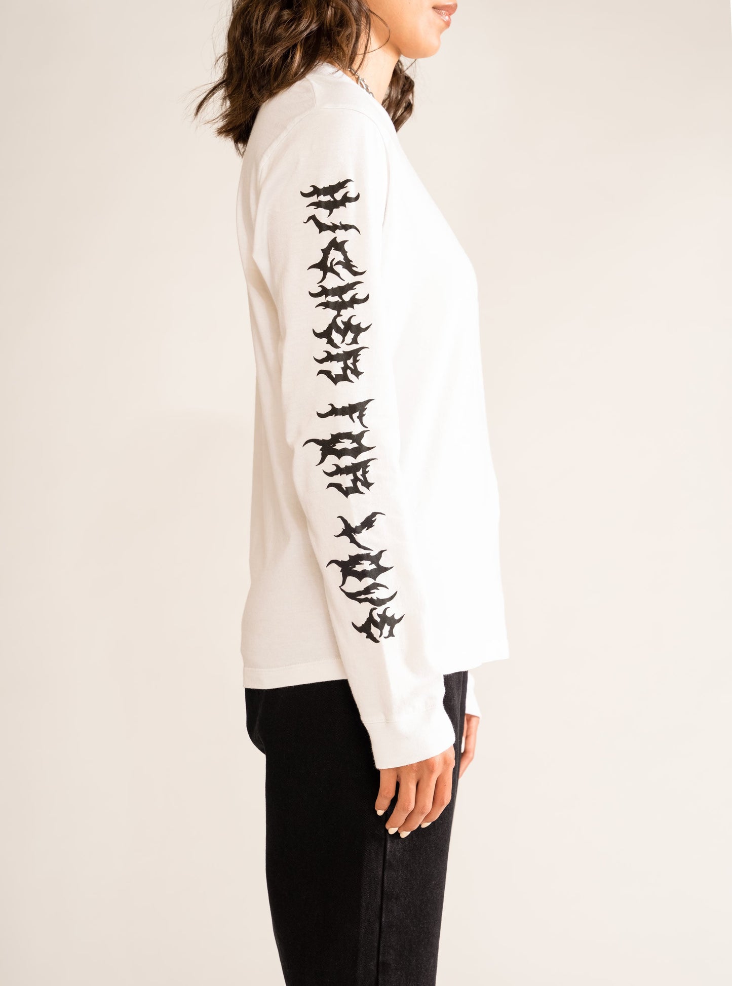 Higher Lover Long Sleeve, Blanco