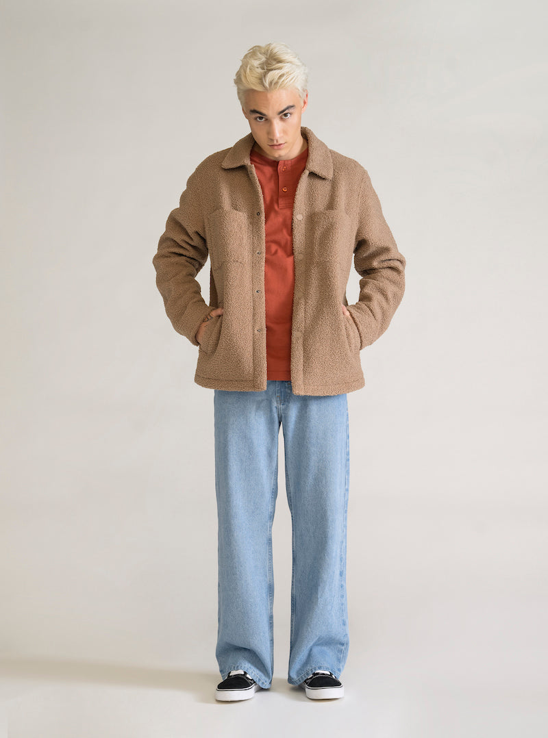 Evil Baggy Straight Jeans, Celeste