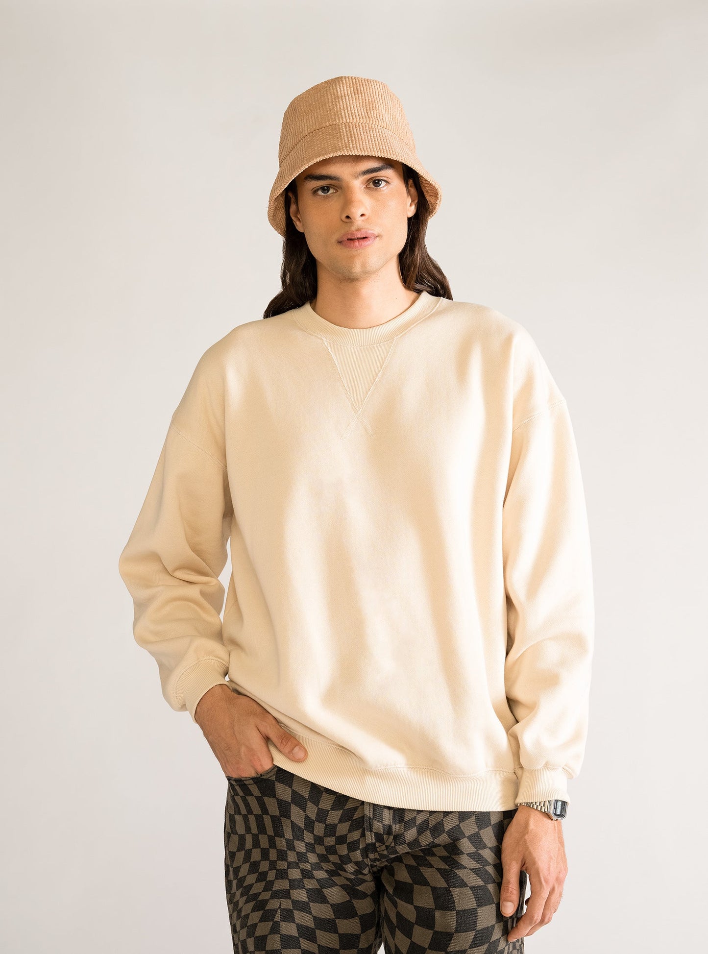 The Perfect Crew Neck, Beige